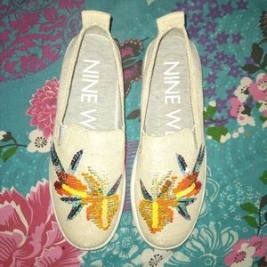 Nine West Sequins slip on shoes